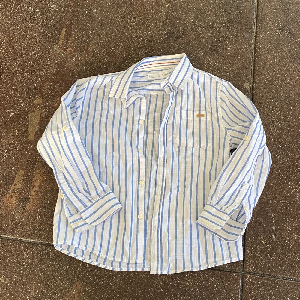 Zara Linen Button Up